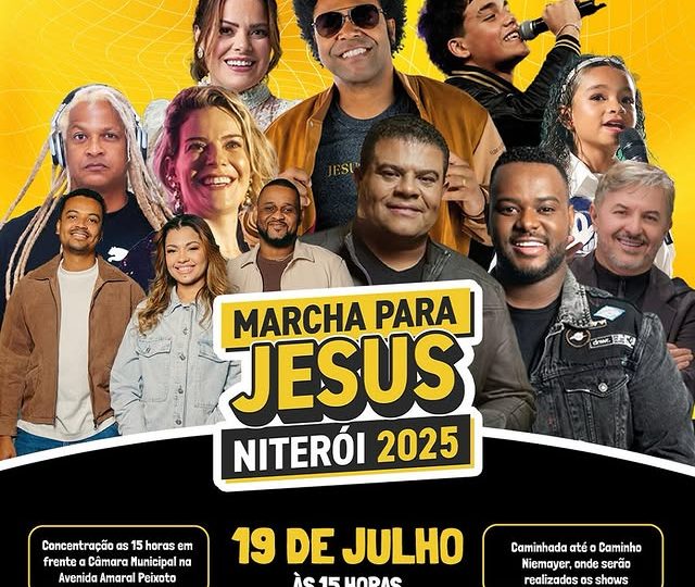 Niterói recebe Diante do Trono e Thalles Roberto na Marcha Para Jesus