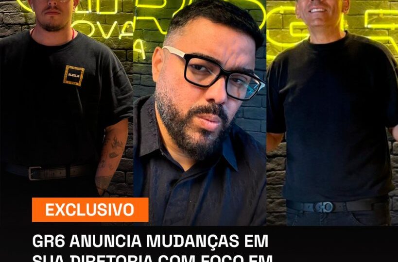 Mudanças na liderança da GR6: Yuri Dinalli assume A&R e Marketing, enquanto Dodô Costa comanda Novos Projetos