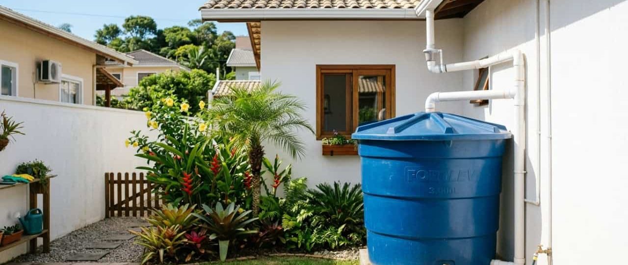 Investimento na instalação de cisterna de 3.000 litros para residências