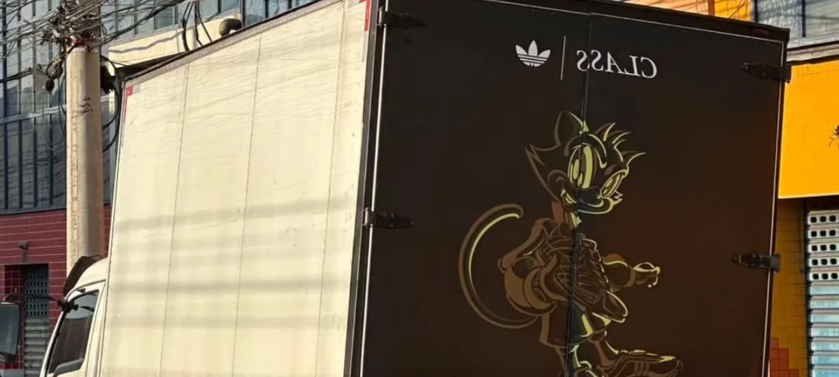 Class e adidas: caminhão misterioso gera especulações sobre parceria