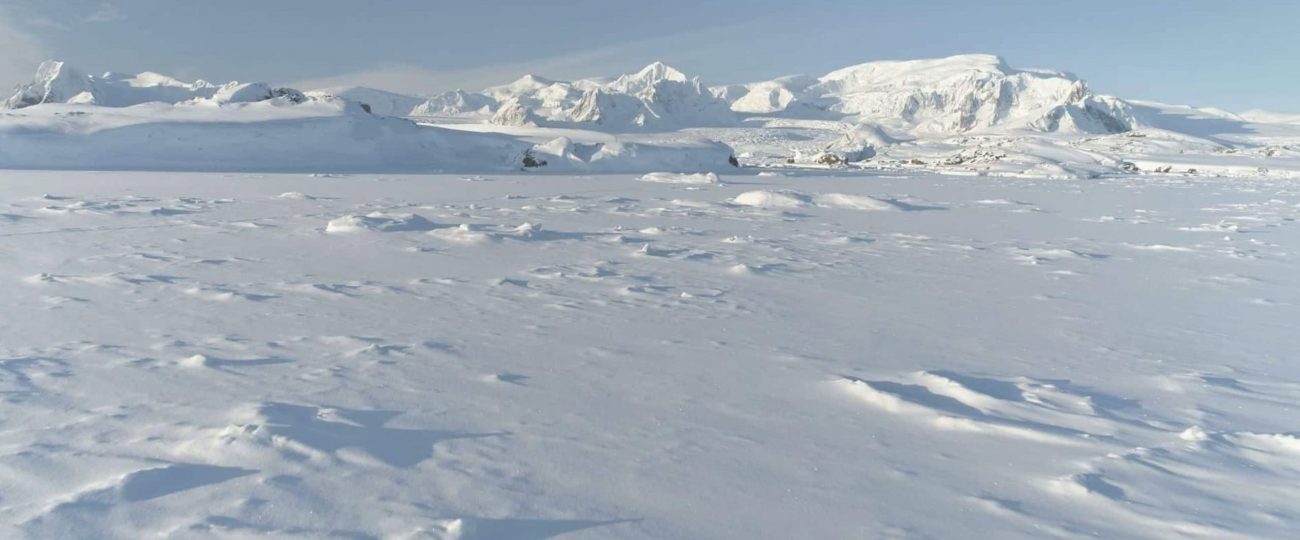 Sinais de rádio captados a 200 metros sob a camada de gelo antártica