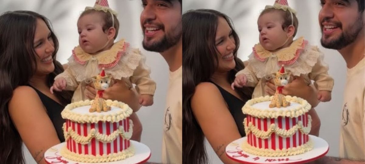 Rafa Kalimann festeja os quatro meses da pequena Zuza em comemoração aconchegante